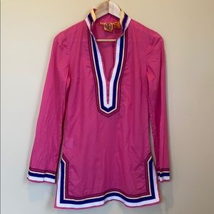 Tory Burch Pink Tunic Size 2